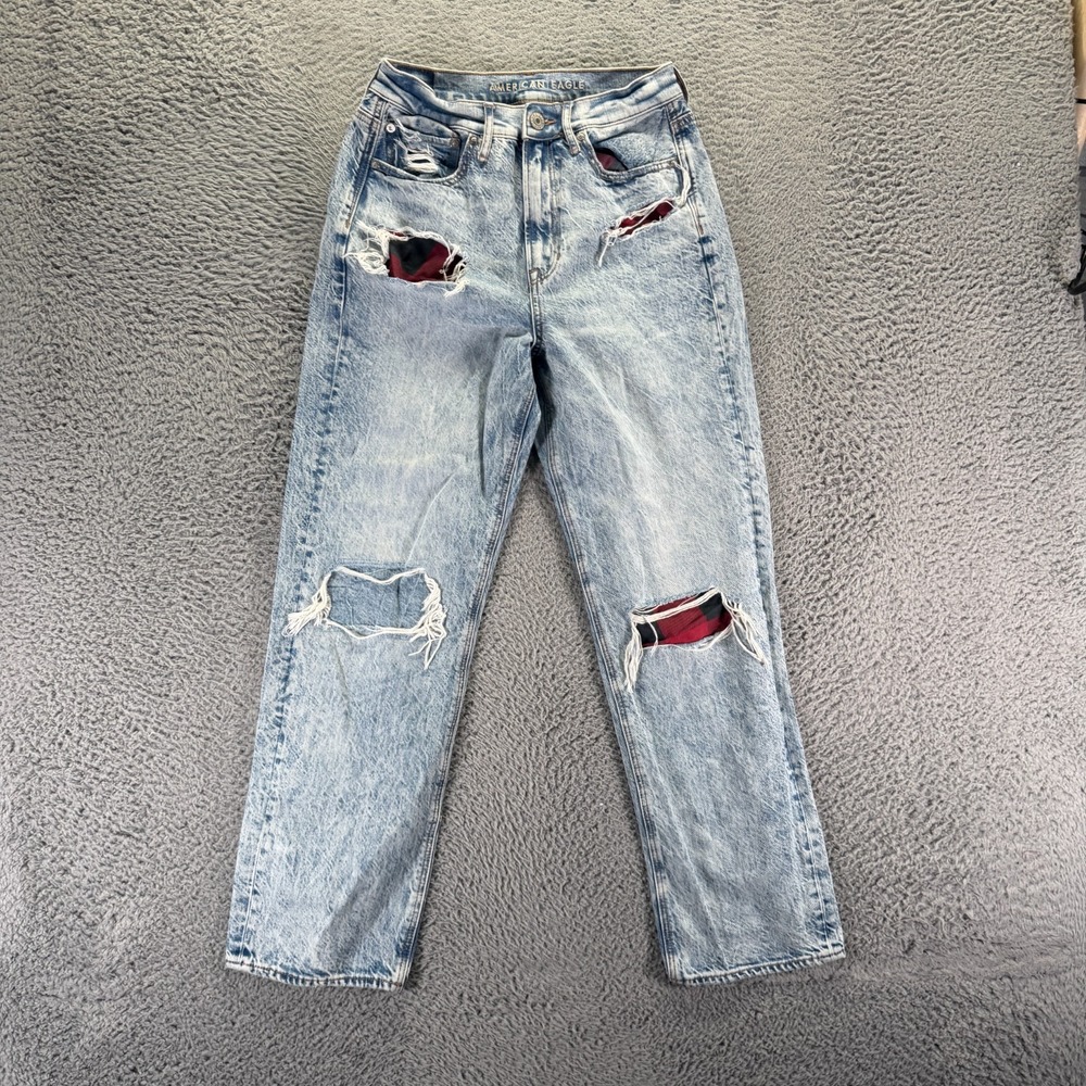 Vintage 90s American Eagle Outfitters Jeans Womens 6 Blue Cotton Denim Boyfriend
